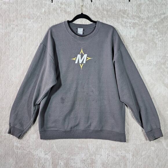 VTG Mister Graphic Crew Neck Mens XL Car Wash Grunge Distressed Streetwear Retro - Picture 1 of 7